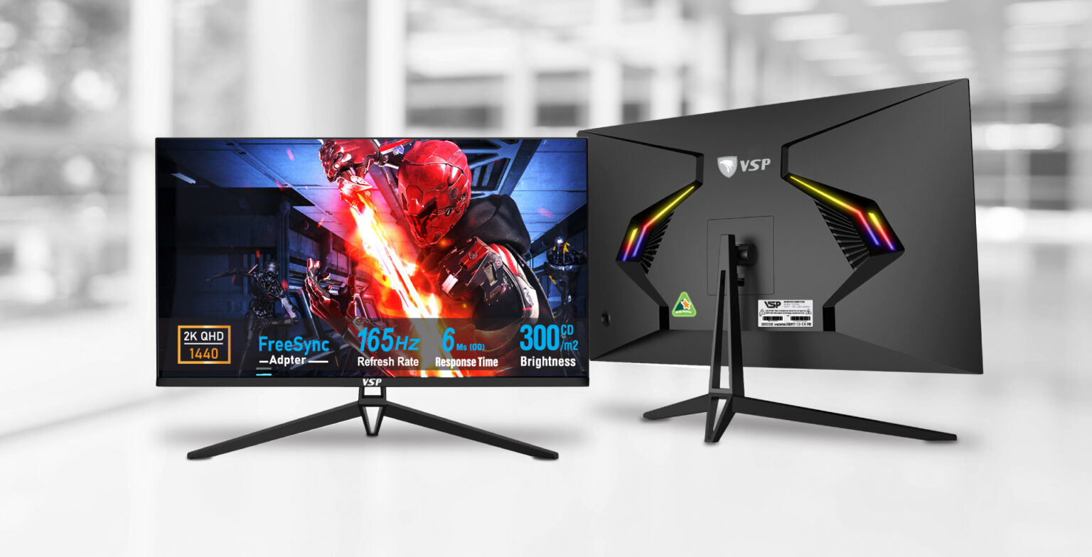 Màn hình VSP Gaming VG274Q (27 inch/ 2K/ VA/ 165Hz) - Ảnh 1