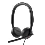 TAI NGHE CÓ DÂY DELL  Headset Wired WH3024(CP)Headset Wired WH3024/Audio 20Hz-20kHz/AI Noise cancellation/Micro Type2 100Hz-14KHz/-45dB/3Y/ĐEN