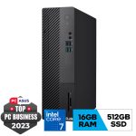 (PC) ASUS S500SE i7-13700/16G/512G-SSD/TPM/B760/WiFi6/BT5/KB/M/300W/W11/3Y-OSS/ĐEN