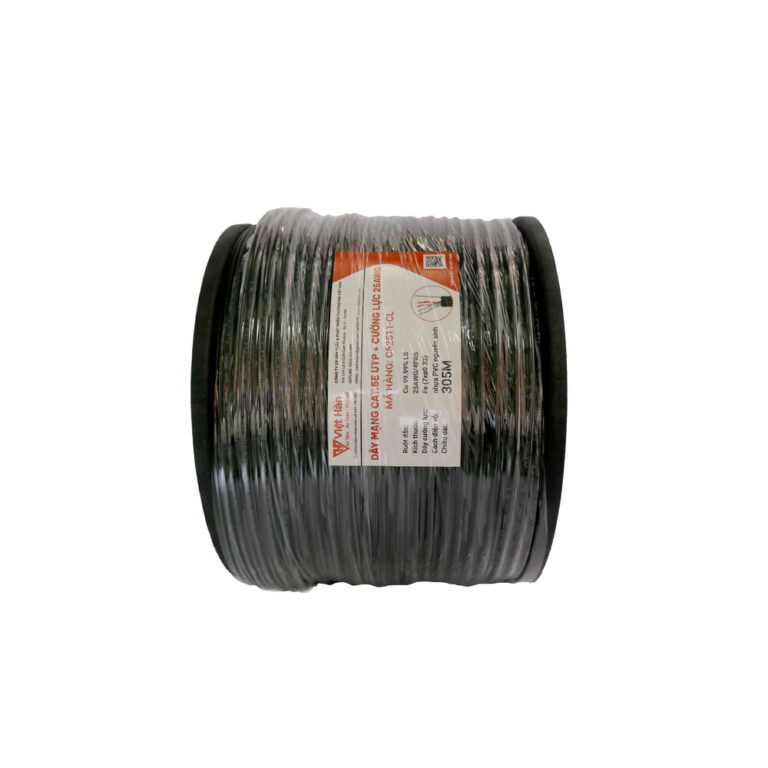 Dây cáp điện thoại Việt Hàn CAT.5E UTP có cường lực 25AWG - Ảnh 3