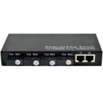 Converter HDtec kết hợp 4 cổng Quang (ABBB) + 2 RJ45 100 Mbps - Ảnh 3