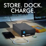 Ổ Cứng Chuyên Dụng HDD Lacie 1BIG 4TB Thunderbolt 3, Rescue - STHS4000800 - Ảnh 3