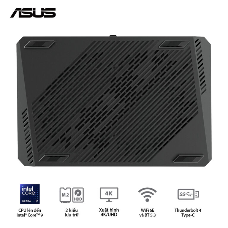 NUC ROG Intel (U9 185H)/2xDDR5-5600/3x Gen4 NVMe / Killer Wifi6E/ RTX 4070/ Non ROG Logo - Ảnh 6