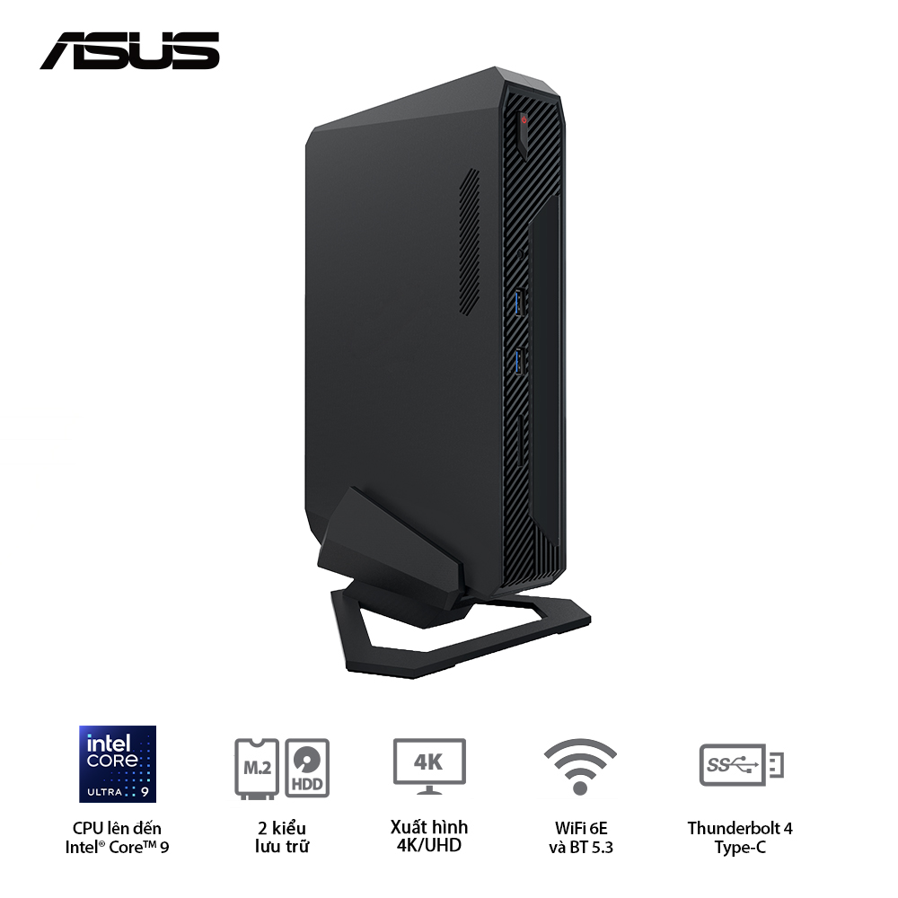 NUC ROG Intel (U9 185H)/2xDDR5-5600/3x Gen4 NVMe / Killer Wifi6E/ RTX 4070/ Non ROG Logo