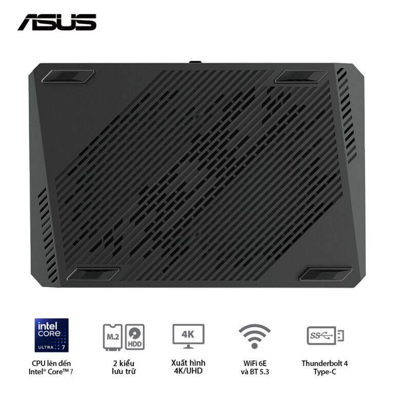 NUC ROG Intel (U7 155H)/2xDDR5-5600/3x Gen4 NVMe/  Killer Wifi6E/ RTX 4060/ Non ROG Logo - Ảnh 6
