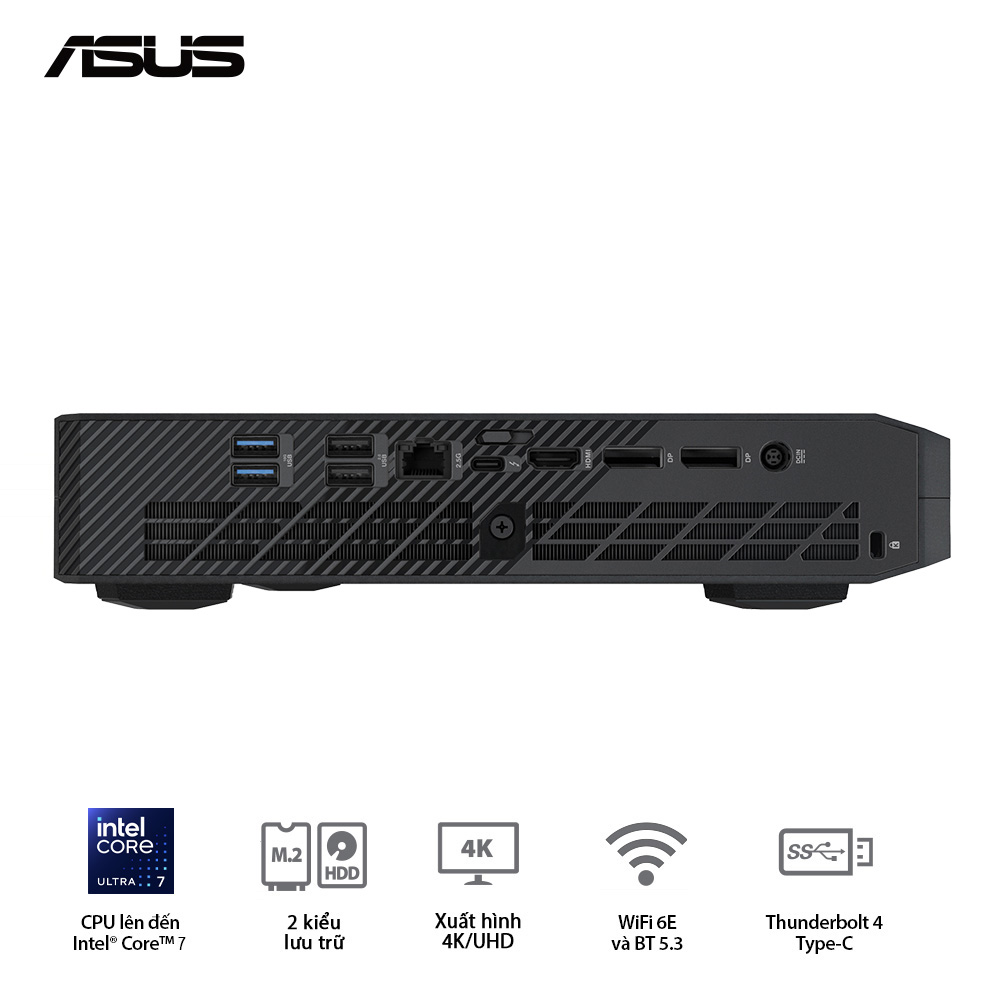 NUC ROG Intel (U7 155H)/2xDDR5-5600/3x Gen4 NVMe/  Killer Wifi6E/ RTX 4060/ Non ROG Logo - Ảnh 8