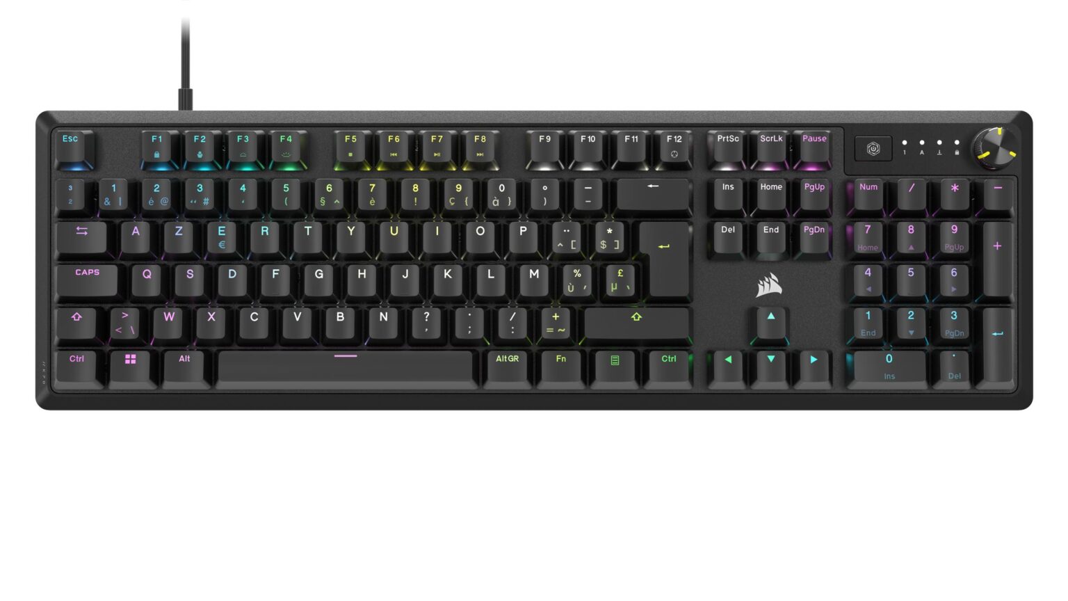 Bàn phím Corsair K70 CORE-BLK-CRSR MX-RGB - Ảnh 1