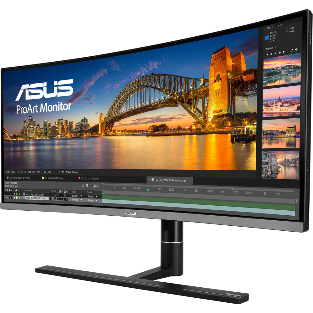 Màn hình Asus ProArt PA34VC (34.1 inch/ 3440 x 1440/ 300cd/m2/ 5ms/ 100Hz) - Ảnh 2