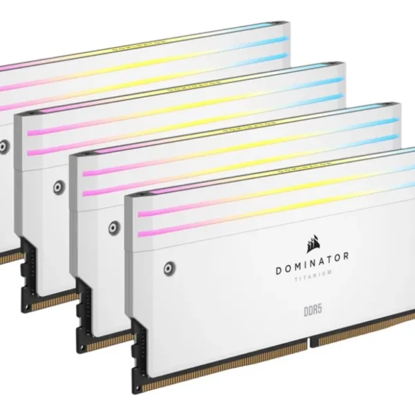 RAM Corsair DOMINATOR TITANIUM RGB 32GB (2x16GB) DDR5 7200MHz Black/White (CMP32GX5M2X7200C34)