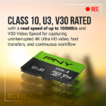 Thẻ nhớ MicroSD PNY Elite-X 64GB/128GB / Class 10, UHS-I, U3,Transfer speed up to 100MB/s P-SDU64GU3100EX-GE - Ảnh 4