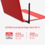 MU6H - USB Wi-Fi Băng Tần Kép Độ Lợi Cao AC650 - Ảnh 3