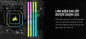 Ram PC Corsair Vengeance RGB RS 16GB 3600MHz DDR4 (2x8GB) CMG16GX4M2D3600C18 - Ảnh 3