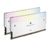 Ram Corsair DDR5, 6600MT/s 32GB 2x16GB DIMM, XMP 3.0, DOMINATOR TITANIUM White Heatspreader, RGB LED, 1.4V (CMP32GX5M2X6600C32W)