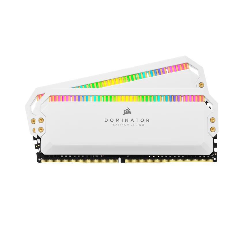 RAM desktop CORSAIR DDR5,5600MHz 32GB 2x16GB DIMM,VENGEANCE RGB DDR5 White Heatspreader,RGB LED,1.25V (2 x 16GB) DDR5 5600MHz (CMH32GX5M2B5600C40W) - Ảnh 3