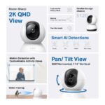 Tapo C220 - Camera AI Wi-Fi An Ninh Gia Đình Quay Quét - Ảnh 2
