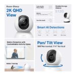 TC72 - Camera AI Wi-Fi An Ninh Gia Đình Quay Quét - Ảnh 2