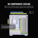 Vỏ máy tính Corsair 3500X RGB Tempered Glass Mid-Tower, White - NEW - Ảnh 3