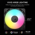 Bộ 3 quạt máy tính Corsair RS120 MAX Black - Ảnh 3