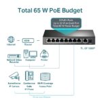 TL-SF1009P - Để Bàn 9 Cổng 10/100Mbps với 8 Cổng PoE+ - Ảnh 4