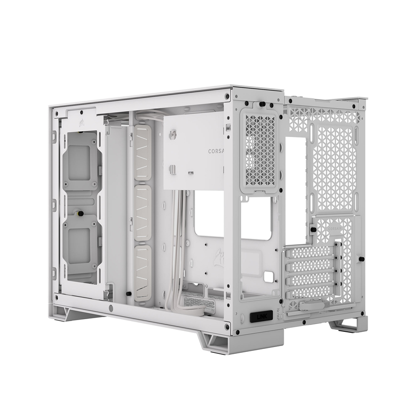 Vỏ máy tính Corsair 2500X Tempered Glass mATX Mid-Tower, White - NEW - Ảnh 2