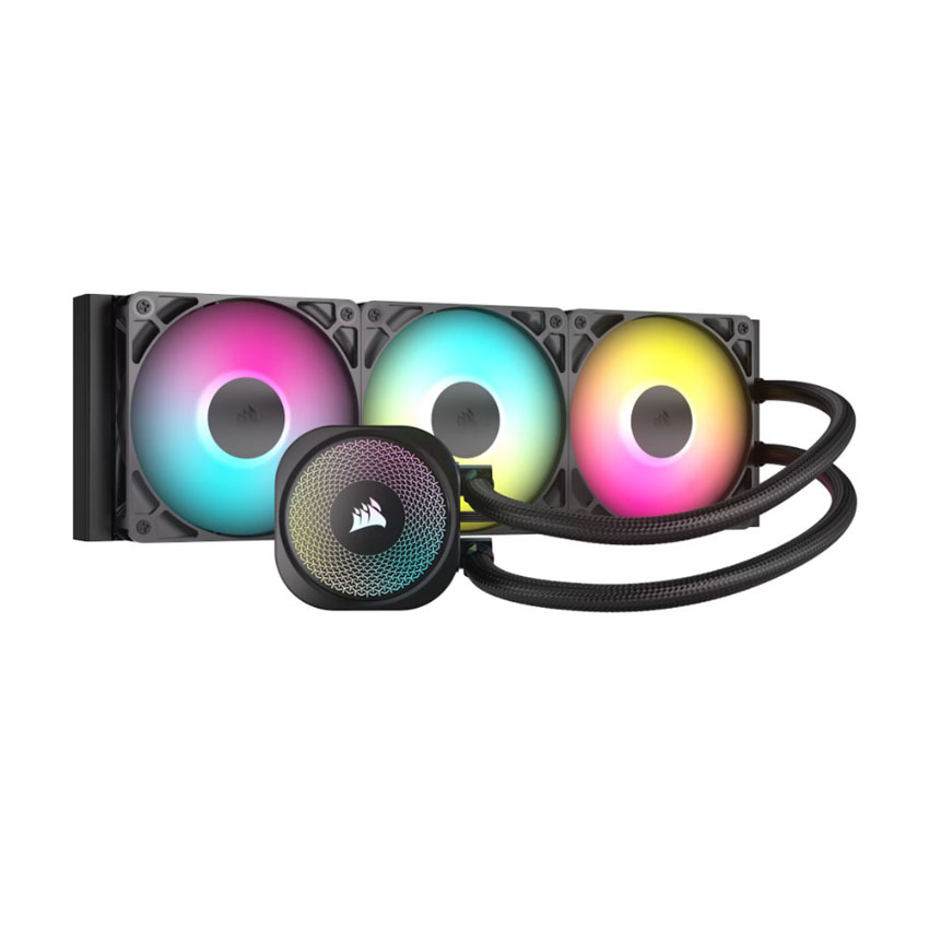 Tản nhiệt nước Corsair NAUTILUS 360 ARGB NEW Black/White - Ảnh 2