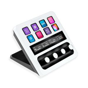 Thiết bị Stream Elgato Gaming StreamDeck+ 8 Phím Lập Trình Black/White