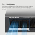 MS106LP - Switch 6 cổng 10/100Mbps với 4 cổng PoE+ - Ảnh 4