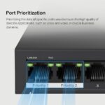 MS110P - Switch 10 cổng 10/100Mbps với 8 cổng PoE+ - Ảnh 5