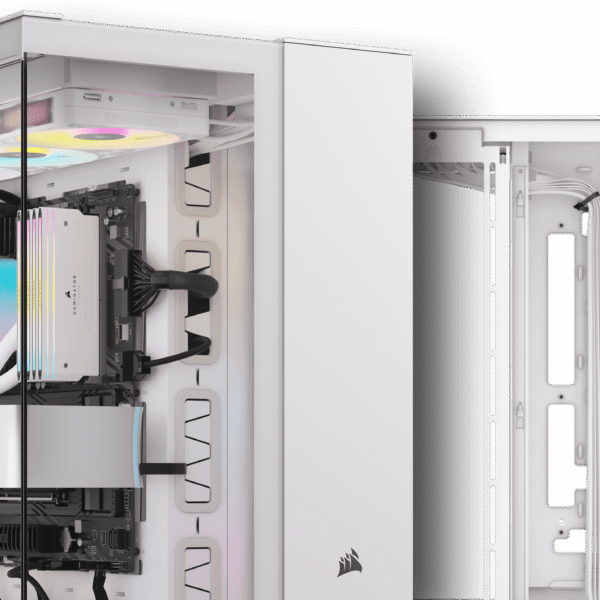 Vỏ máy tính Corsair 6500X Tempered Glass Mid-Tower, Black/White - NEW