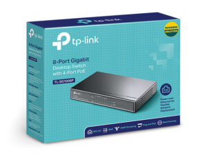 TL-SG1008P - Bộ chuyển đổi máy tính để bàn Gigabit 8 cổng với PoE 4 cổng - Ảnh 5