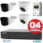 Bộ 4 Mắt Camera HILOOK 2.0mp