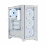 Vỏ máy tính Corsair iCUE 4000D RGB AIRFLOW QL True White