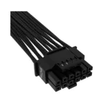 Dây cáp nguồn Corsair Premium Individually Sleeved 12+4pin PCIe Gen 5 12VHPWR 600W cable, Type 4, Black/White - Ảnh 3