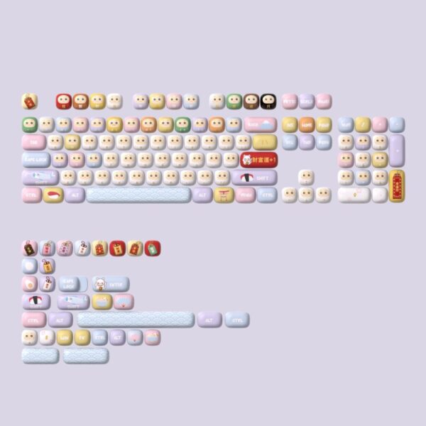 AKKO Keycap set – Good Luck Charm (PBT Dye-Subbed / MOG Profile / 139 nút)