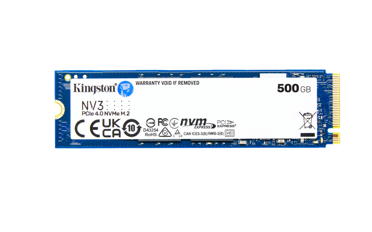 Ổ cứng SSD Kingston NV3 500GB PCIe 4.0 x4 M.2 NVMe (SNV3S/500G) - Ảnh 1
