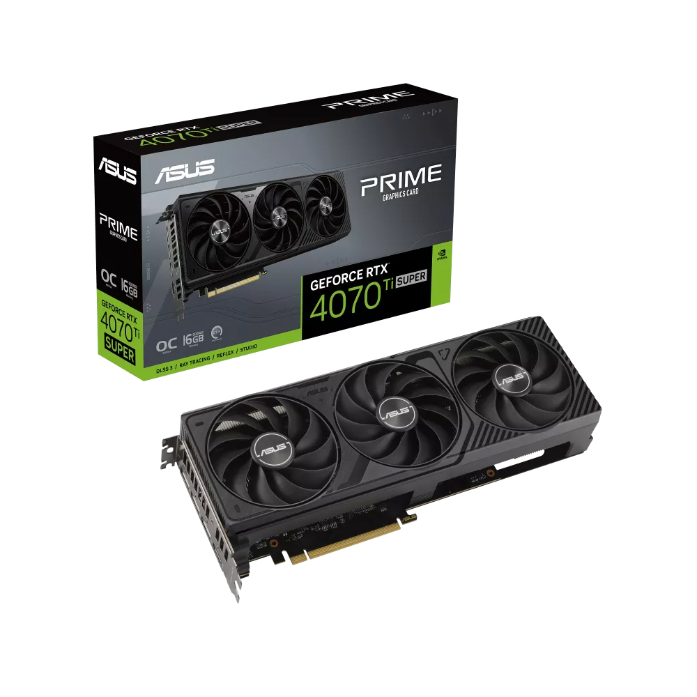 Card màn hình Asus PRIME RTX 4070 TI SUPER OC 16GB (PRIME-RTX4070TIS-O16G)