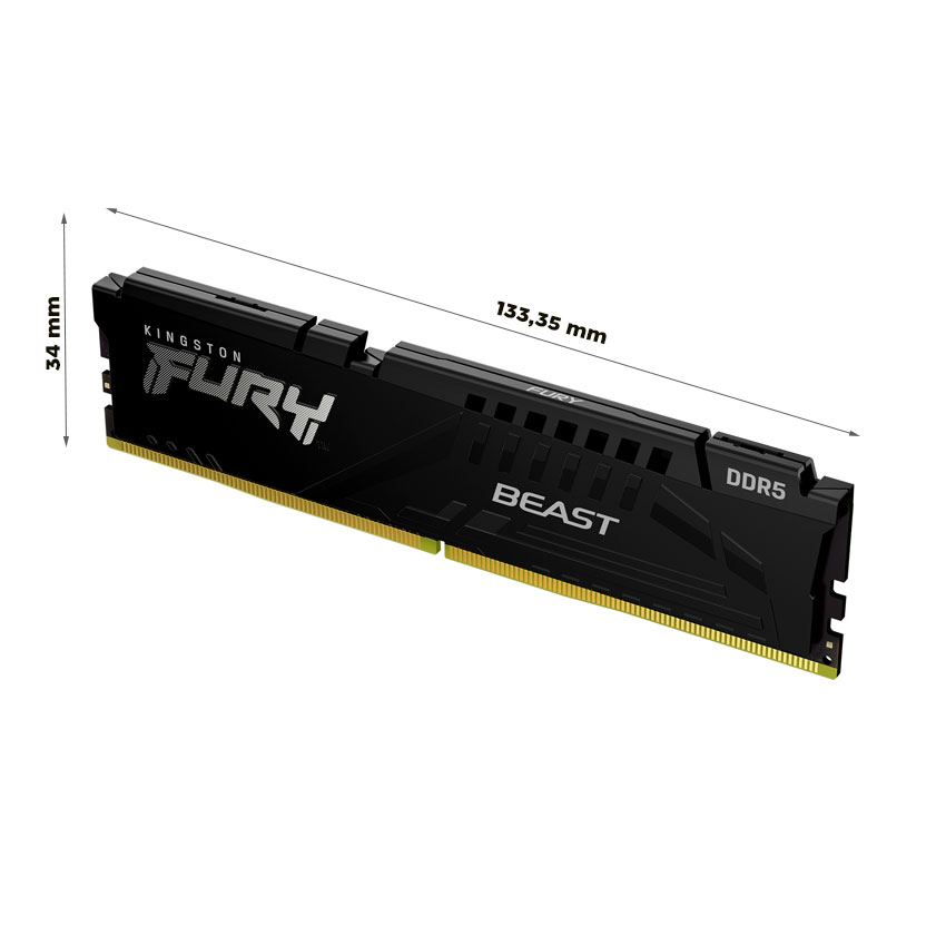 RAM Kingston FURY Beast 16GB (1x16GB) DDR5 5200Mhz (KF552C40BB-16) - Ảnh 2
