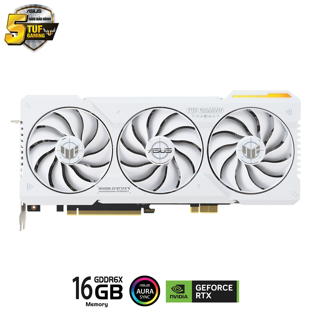 Card màn hình Asus TUF RTX 4070 Ti SUPER-16G-BTF WHITE - Ảnh 2