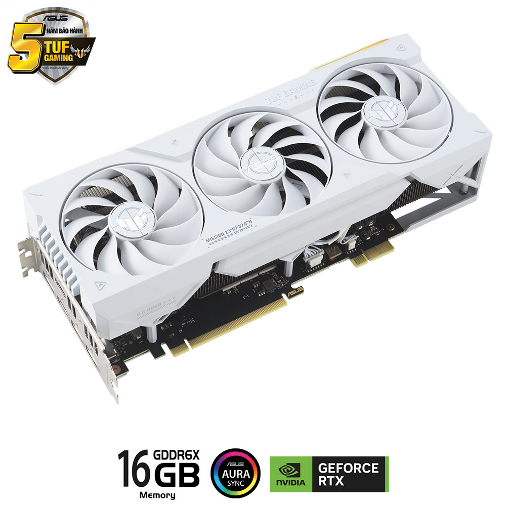 Card màn hình Asus TUF RTX 4070 Ti SUPER-16G-BTF WHITE - Ảnh 5