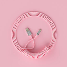 AKKO Coiled Cable (Black / White / Pink / Blue) - Ảnh 8