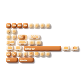 AKKO Keycap set –Bun Wonderland (PBT Dye-subbed / MOG profile / 139 nút) - Ảnh 4