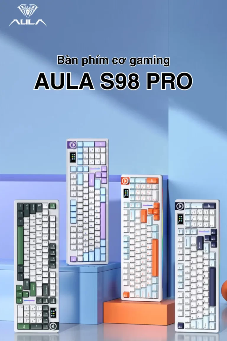 AULA S98 PRO BÀN PHÍM CƠ GAMING 3 MODE - Ảnh 1