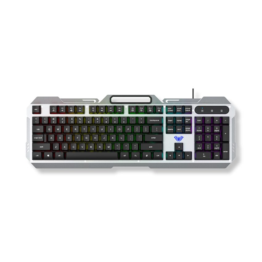 Bàn phím giả cơ gaming AULA F2023 Màu đen (USB, LED RGB) - Ảnh 3