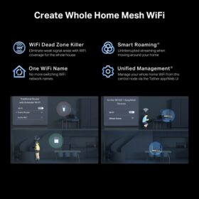 Thiết bị mạng TP-LINK Router Wifi 7 Archer BE400 Băng Tần Kép BE6500 - Ảnh 9