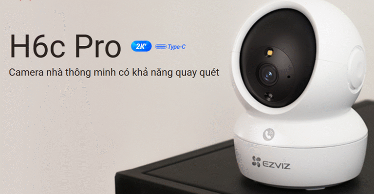 CAMERA WIFI EZVIZ H6C PRO 4MP PTZ 360 CS-H6C-R105-1J4WF - Ảnh 3