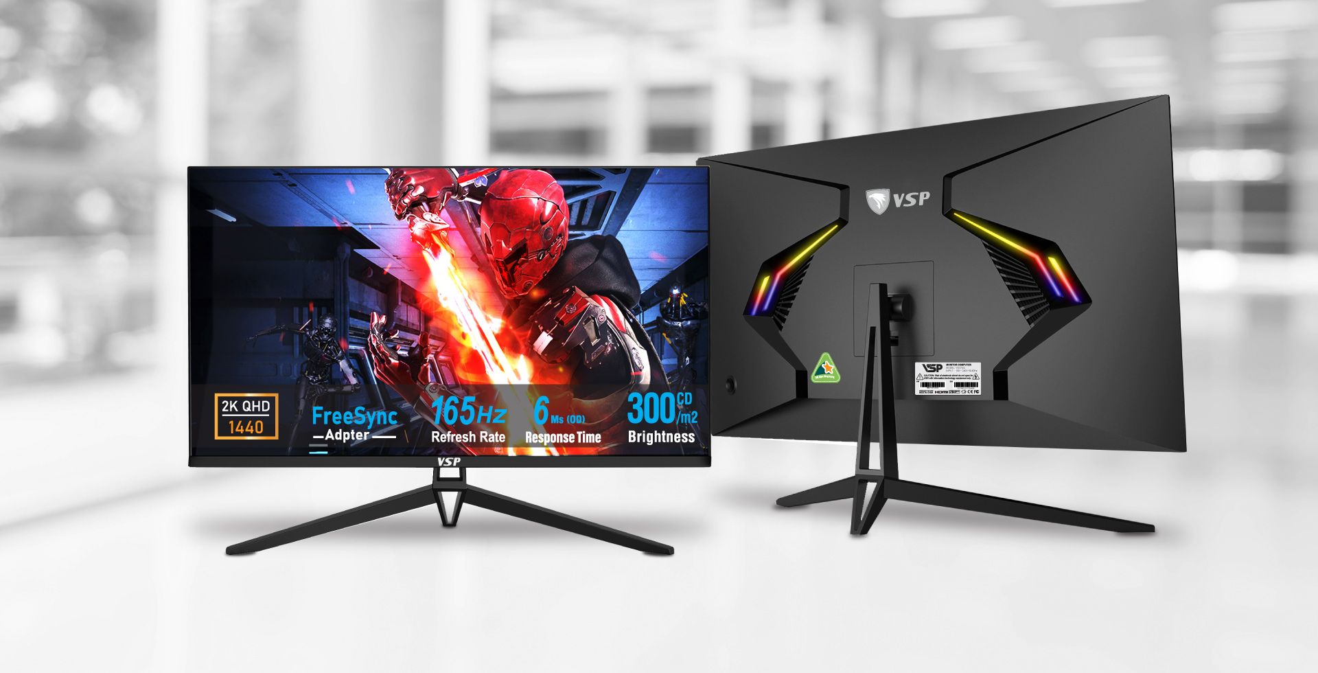 Specification-VG272C_04-1.jpg Màn hình VSP Gaming VG274Q (27 inch/ 2K/ VA/ 165Hz) - Ảnh 1