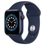 Apple Watch S6 LTE 44mm viền nhôm dây cao su - Ảnh 2