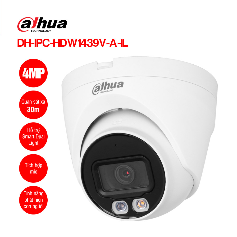 camera-ip-4mp-dome-dahua-dh-ipc-hdw1439v-a-il.jpg Camera IP 4MP Dome DAHUA DH-IPC-HDW1439V-A-IL - Ảnh 1