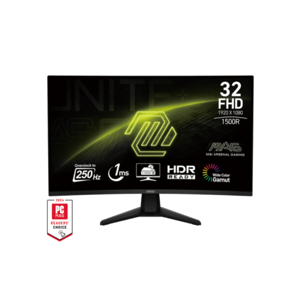 Màn hình gaming MSI 32C6X 31.5" (FHD 1920 x 1080/ VA/ 250Hz/ 1 ms)