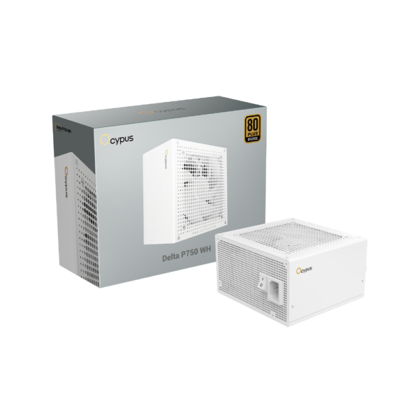 Nguồn máy tính Ocypus Delta P750 WH 80 Bronze ATX 3.1 (Màu Trắng)